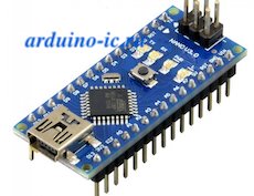 Arduino NANO Mega328P-AU V3.0 распаяная (Mini-USB)